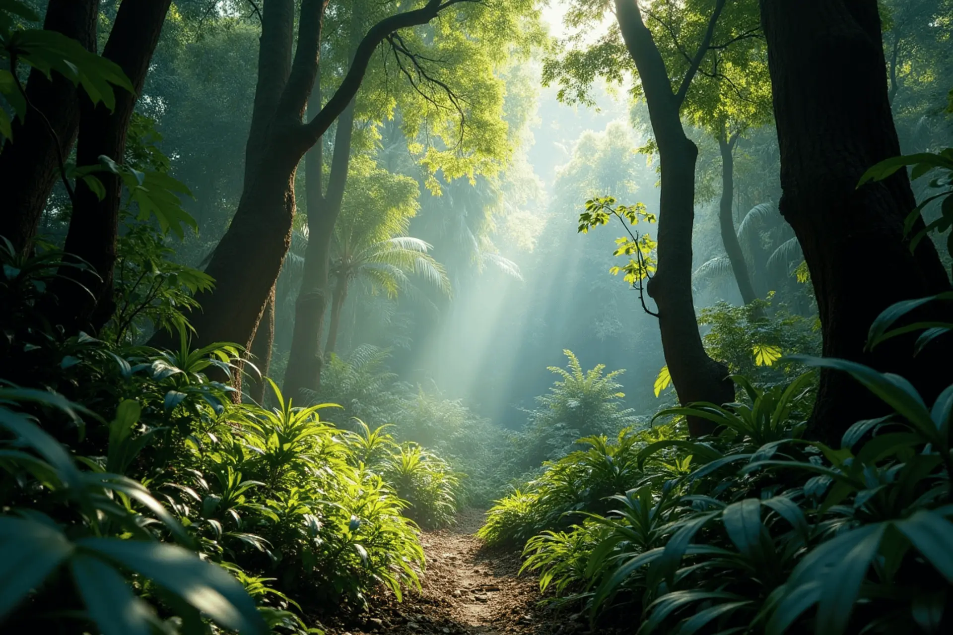 Forest path with sunlight breaking through dense woodland, symbolising cyber security accountability and clear ownership.